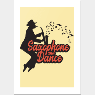 Saxophone and Dance Posters and Art